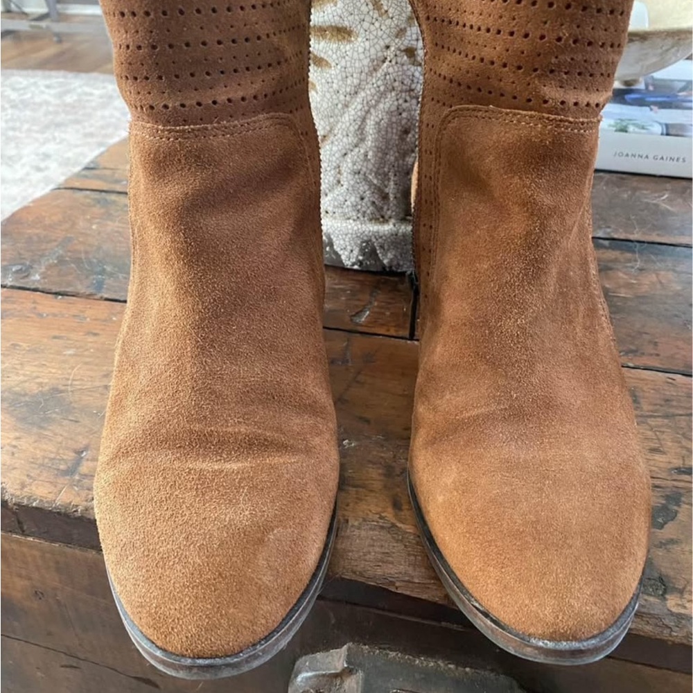 Lucky Brand Tan Leather Boots